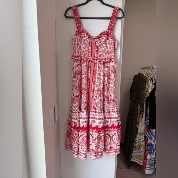 Farm Rio: Red River Ride Midi Dress - Picture 3 of 10